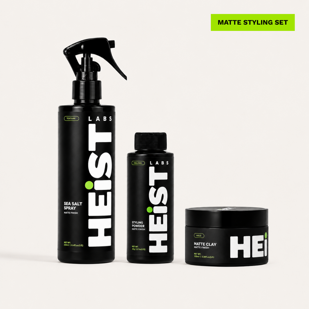 Matte Styling Set - Sea Salt, Dust & Clay Heist of London