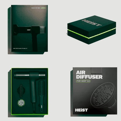 Professional Smart Hair Dryer and Styler | Diffuser + Dryer Bundle | Heist 3.0 Heist of London