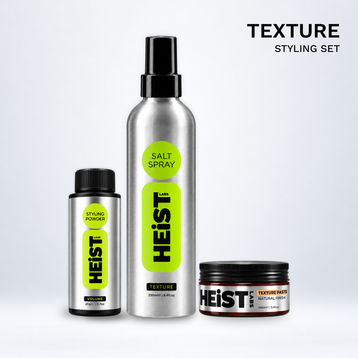 Texture Styling Set - Sea Salt, Dust & Paste Heist of London