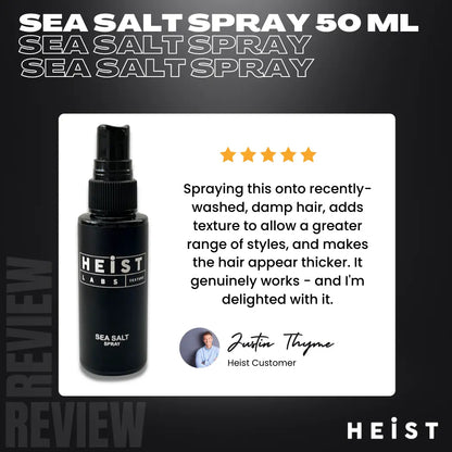 Sea Salt Spray by Heist Labs - Texture & Grip Styling Spray (50ml Travel Size) Heist of London