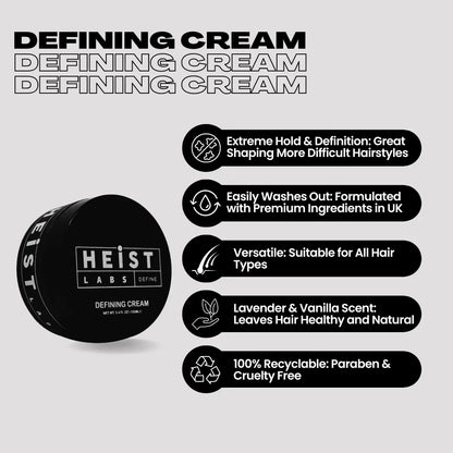 Defining Cream by Heist Labs - Hold & Definition (100ml) Heist of London