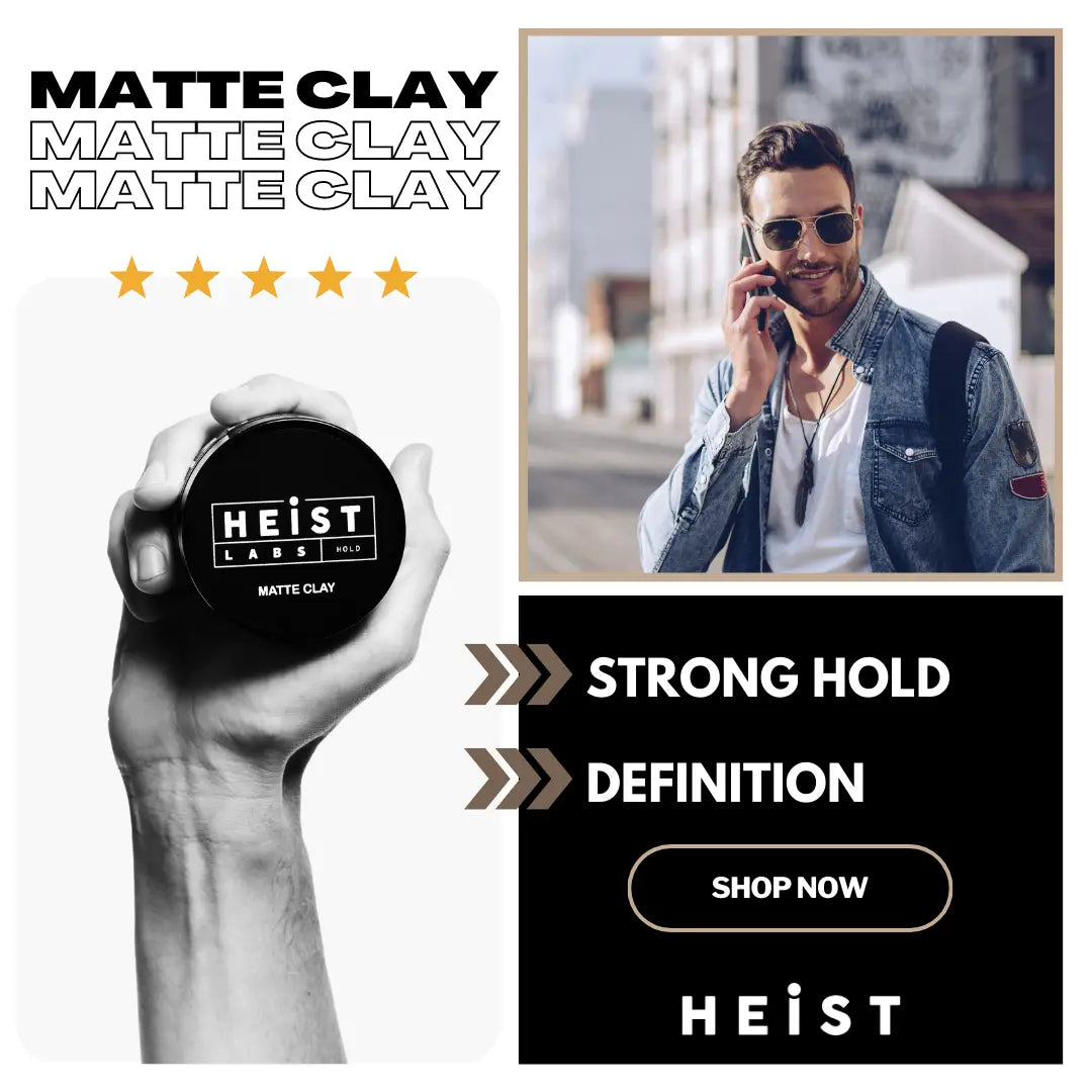 Matte Clay by Heist Labs - Strong Hold and Definition (100ml) Heist of London