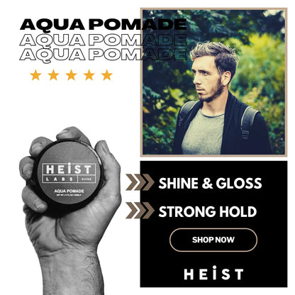 Aqua Pomade by Heist Labs - Shine & Hold (100ml) Heist of London